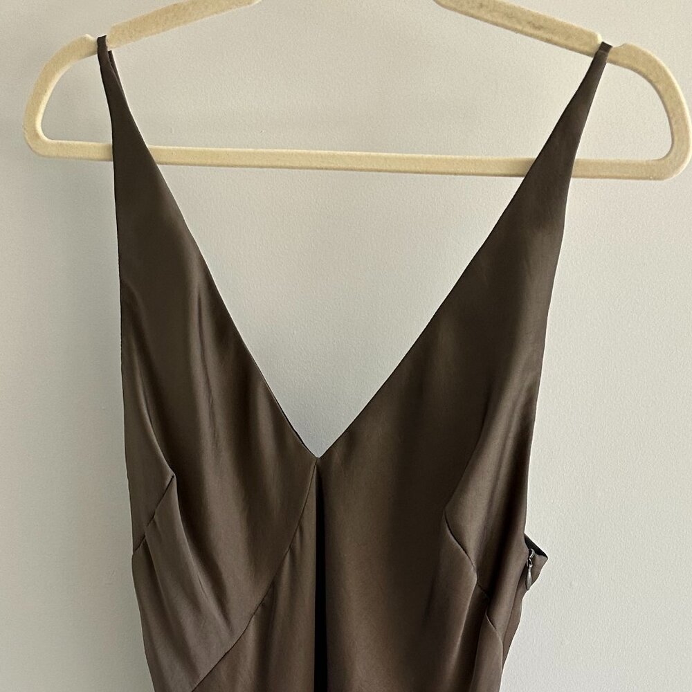 Rachel Comey silk dress, olive